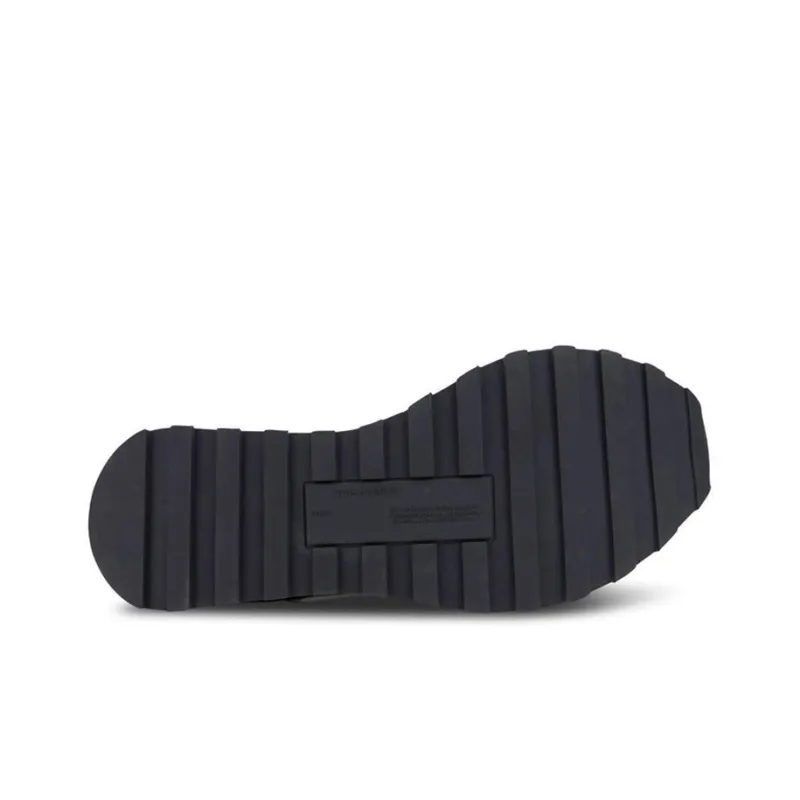 OFF WHITE Suede Runner Black Women's-4