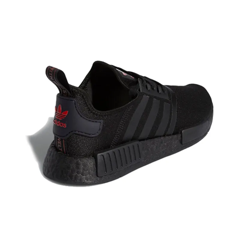 Adidas Nmd R1 Core Black Scarlet Women's-3