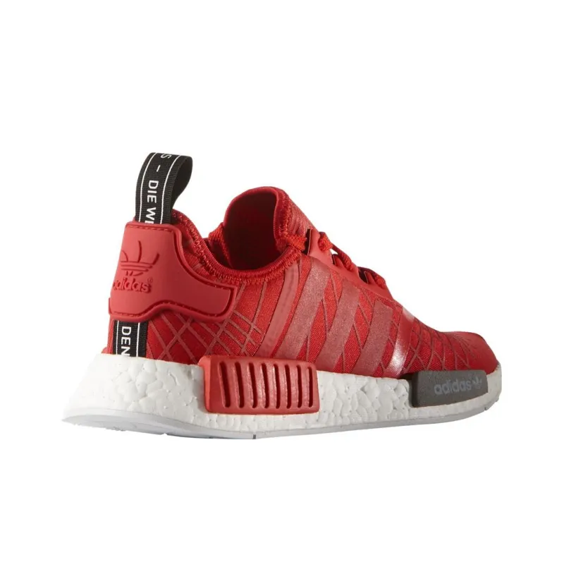 Adidas Nmd R1 Red Mesh Women's-2