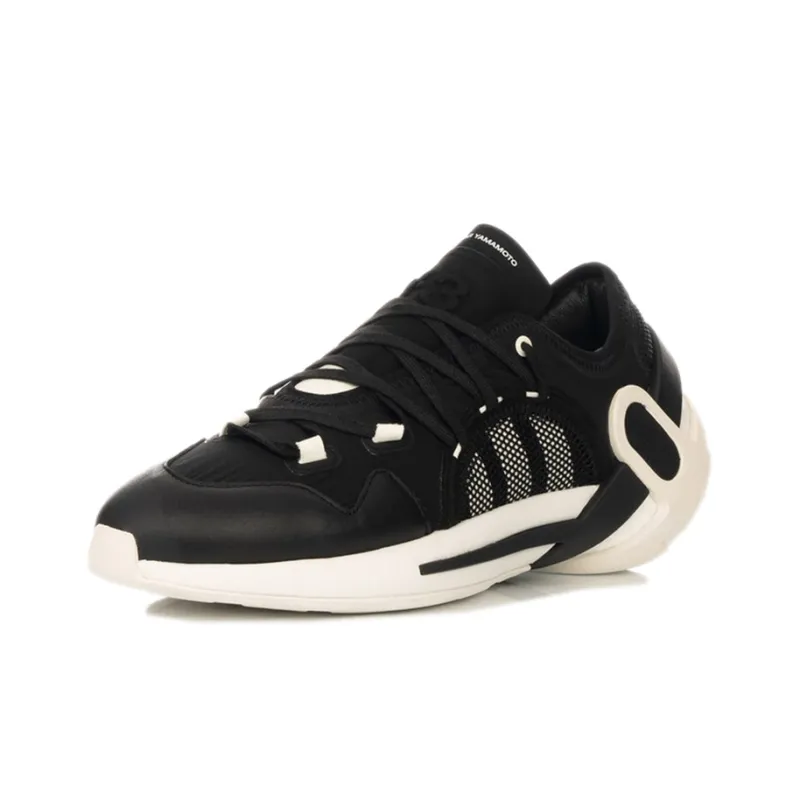 Adidas Y 3 Idoso Boost Black Chalk White-1