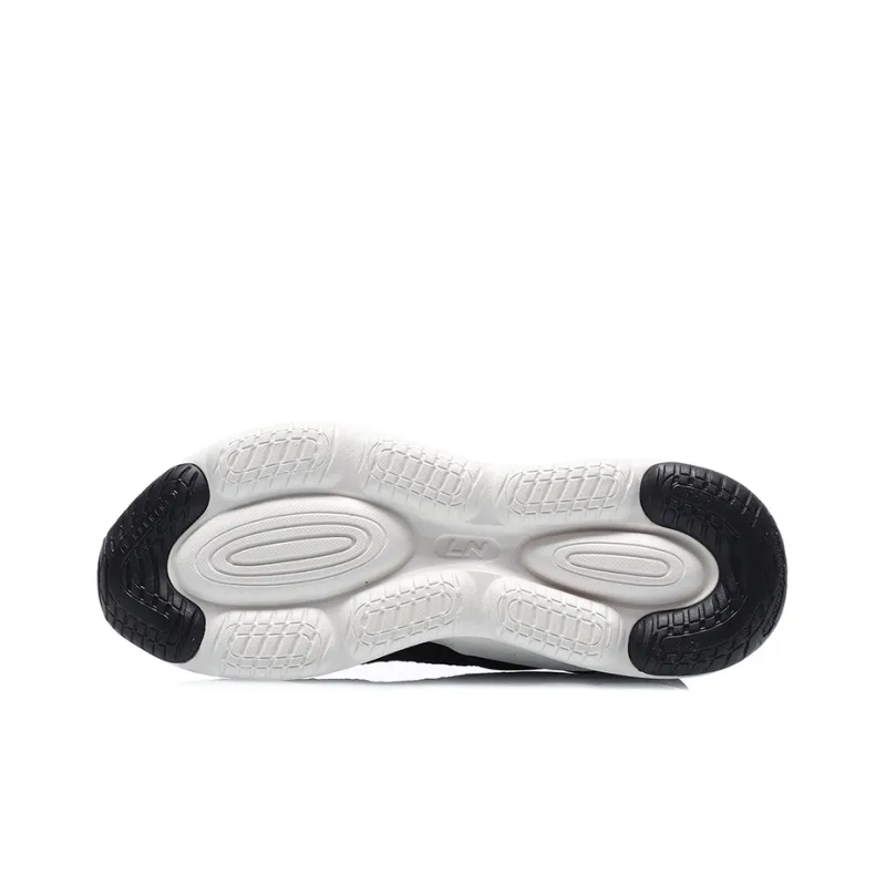 LiNing EazGo Comfortable Collection Lightweight Low Top Casual Shoes Women's Black White-4