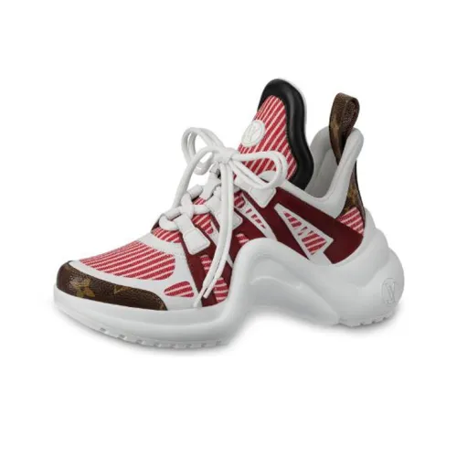 LOUIS VUITTON Archlight 1.0 Casual Shoes Women's Low-Top Red/White