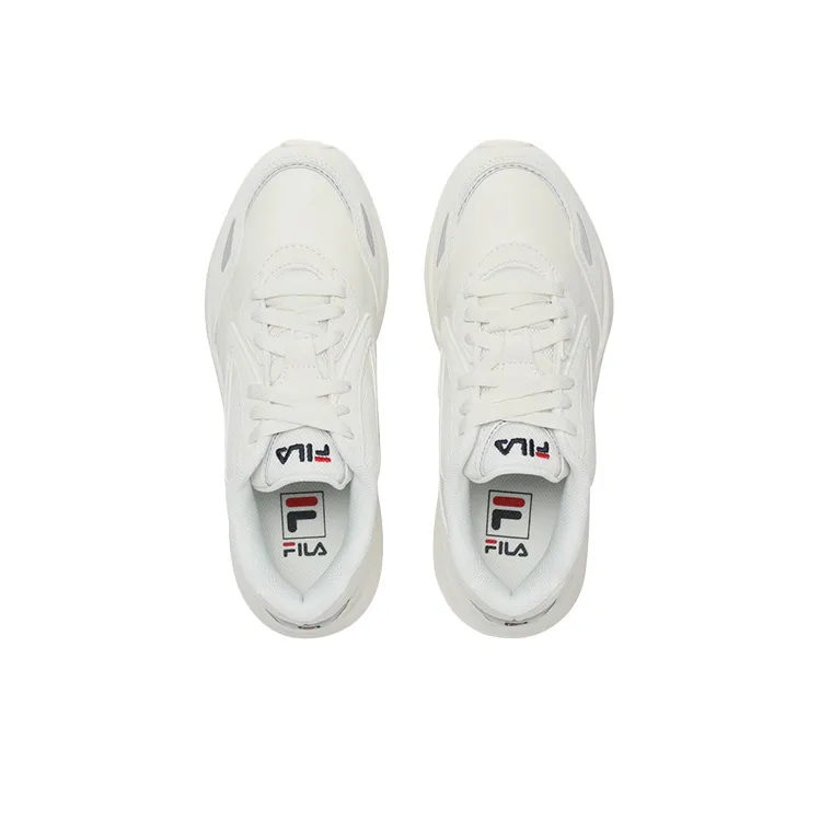 FILA Shock Absorbers Slip Resistant, Abrasion Resistant, Breathable Low Top Casual Shoes Unisex Ecru-2