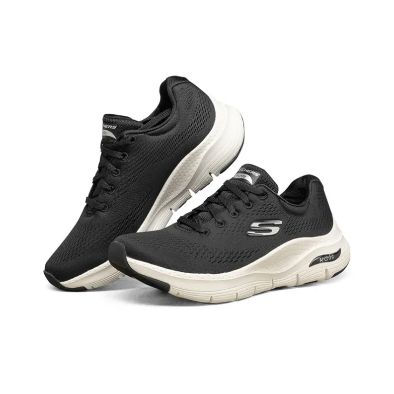 Skechers Arch Fit Sneakers Black/White Women's-2