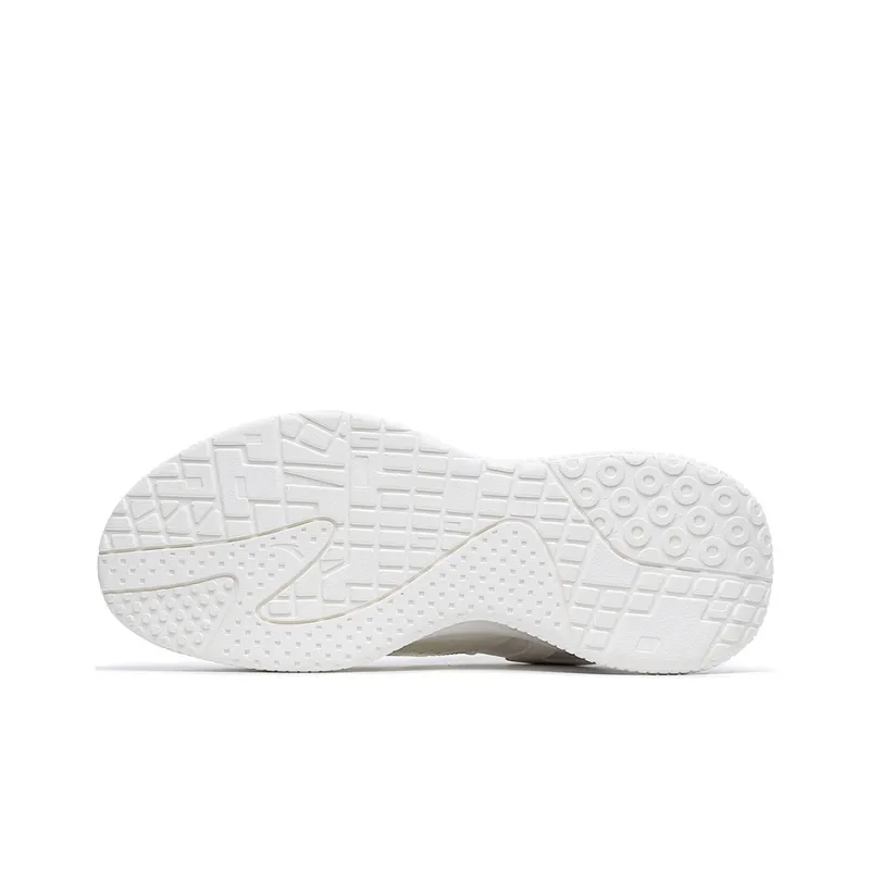 Anta Cushioning Anti Slip And Wear Resistant Low Top Sports Casual Shoes Unisex White Purple-4