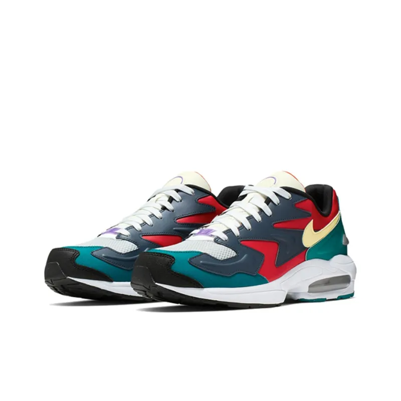 Nike Air Max2 Light Habanero Red Navy Emerald-1