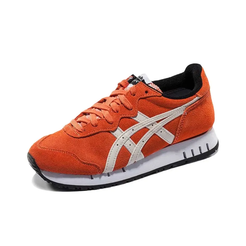 Onitsuka Tiger X-Caliber Anti-Slip And Wear-Resistant Breathable Low-Top Casual Shoes Women's White Orange-2