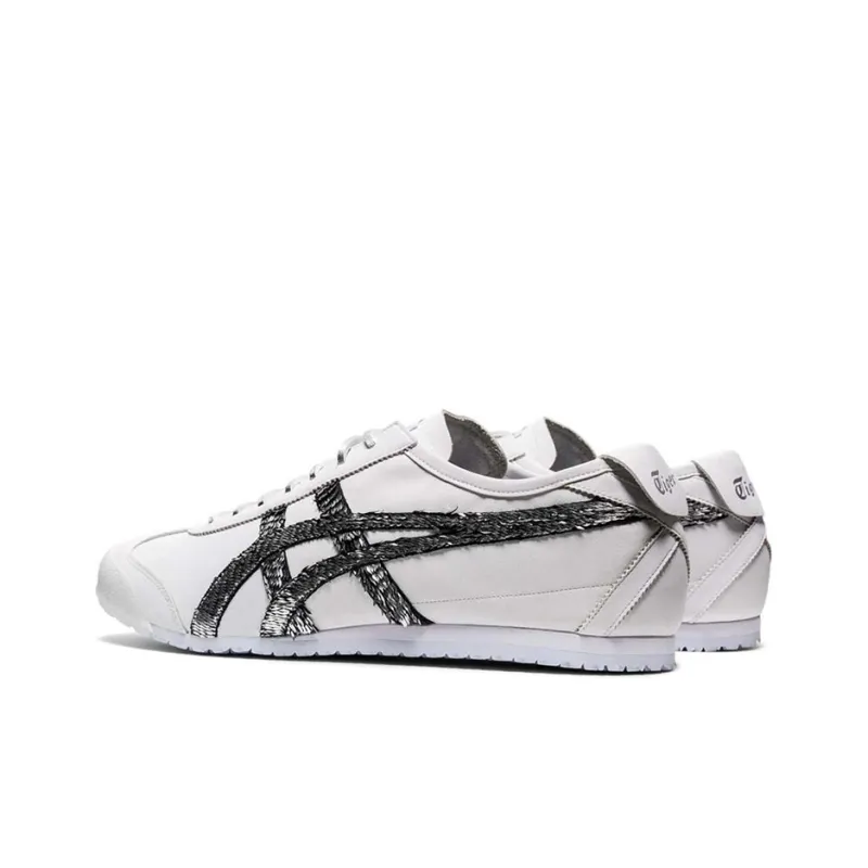 Onitsuka Tiger Mexico 66 Running Shoes White/Black/Slivery-1
