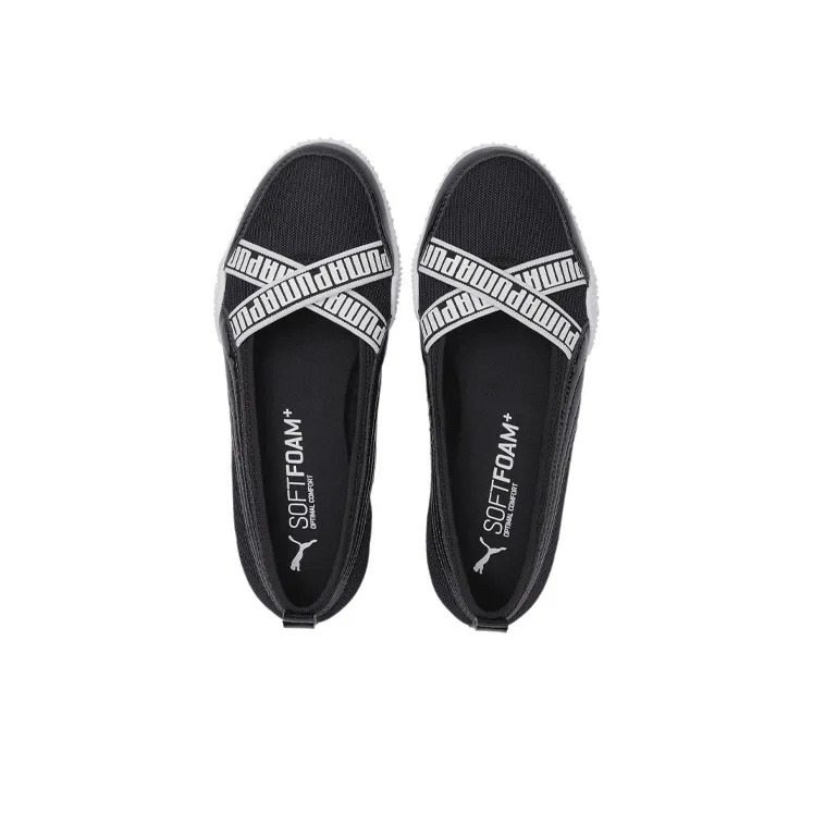 PUMA Ballerina P Slip-Resistant Low-Top Casual Shoes Women's Black-2
