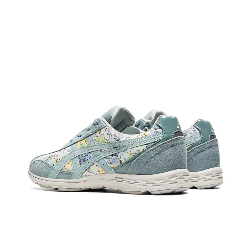 Asics Hadashi Walker W037 Cushioning Anti-Slip And Wear-Resistant Low-Top Casual Shoes Women's Blue 3E-Width-3