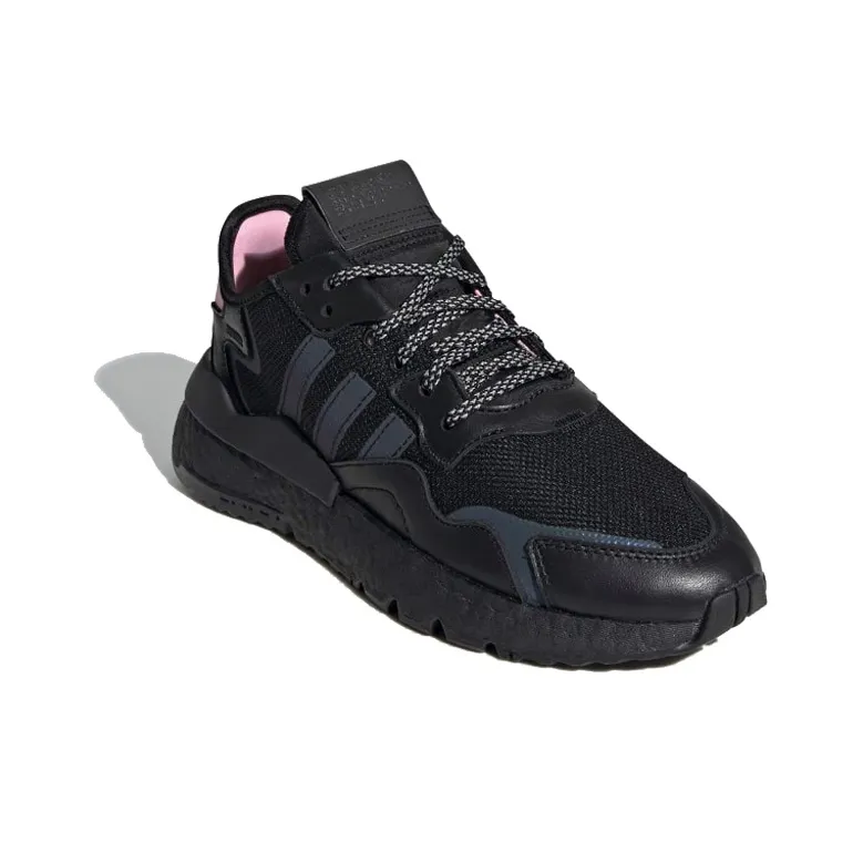 Adidas Nite Jogger Core Black True Pink Women's-1