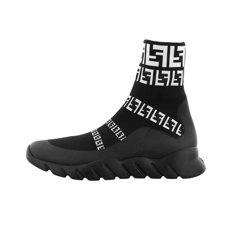 FENDI FF Motif Tech Fabric High 'Black'-0