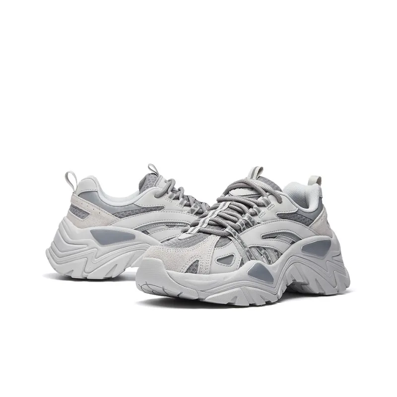 FILA Fishbone Low Top Casual Shoes Women's Antarctic Gray-4