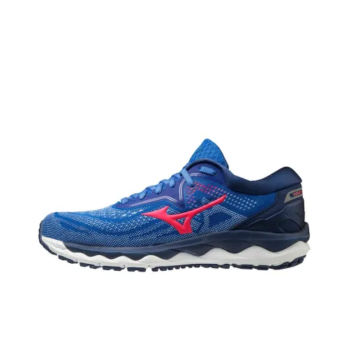 Mizuno Wave Sky 4 Casual Shoes Women's Low-Top Blue/Red