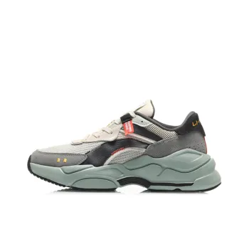 LiNing Candle Dragon 2020 Durable Breathable Low Top Sports Casual Shoes Men's Gray Black