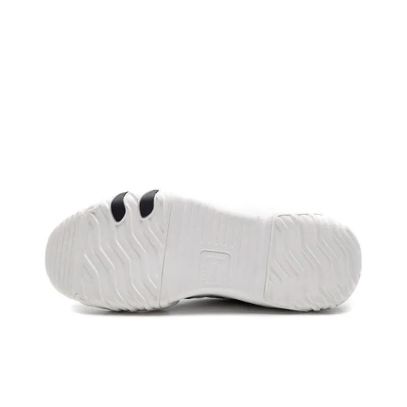 LiNing Wave Anti-Slip Wear-Resistant Breathable Coverage Balance Low-Top Casual Shoes Men's Mist White-4