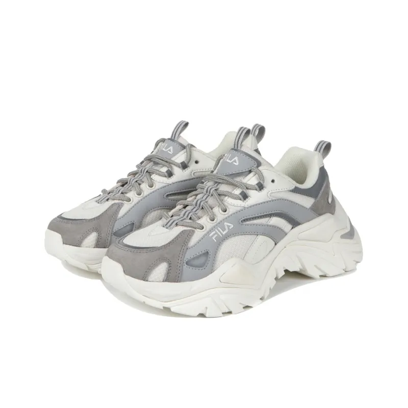 FILA File Low Top Running Shoes White/Grey-1