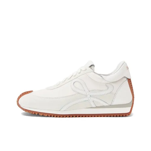 LOEWE Flow Runner Anti Slip Wear Resistant Low Top Casual Shoes Women's White