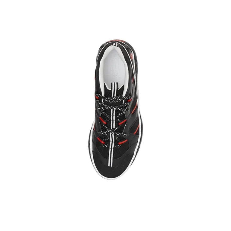 Burberry Mesh Nubuck Union Black Red-2