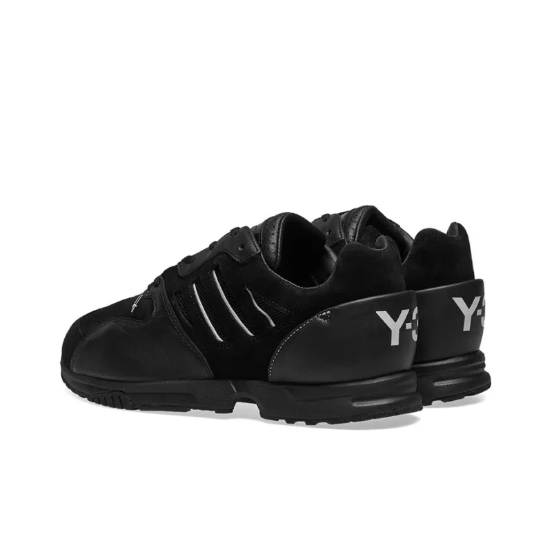 Y 3 Zx Run Black White-2