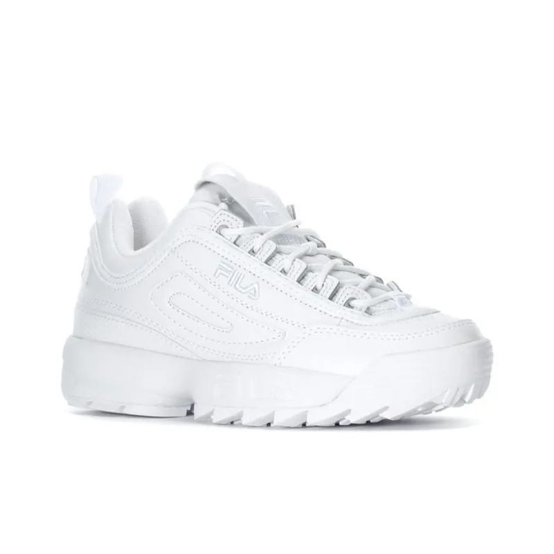 FILA Disruptor 2 Triple White Women's-2