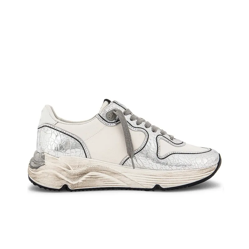 Golden Goose Running Sole Silver Women's-1
