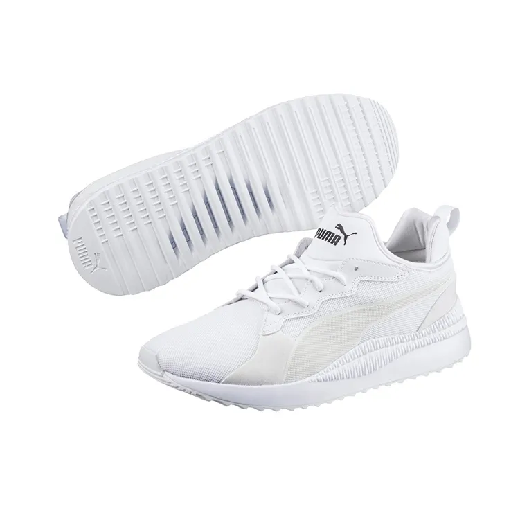 PUMA Pacer Next Low Running Shoes Khaki/White-3