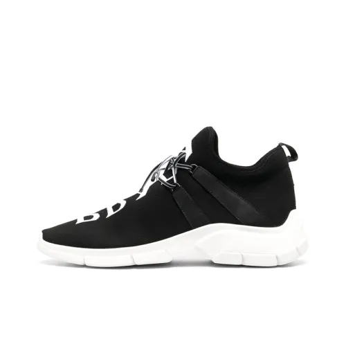 PRADA Knit Fabric Sneakers 'Black White'