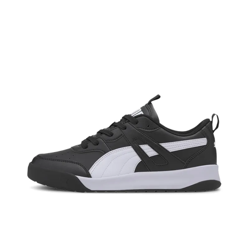 PUMA Backcourt Sl Cushioning Wear-Resistant Low-Top Casual Shoes Unisex Black White-0