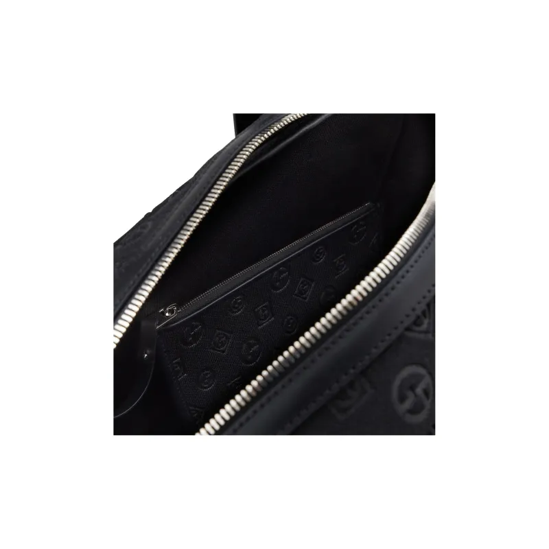 GIORGIO ARMANI Polyester Polyamide Blend Handbag Men's Black-2