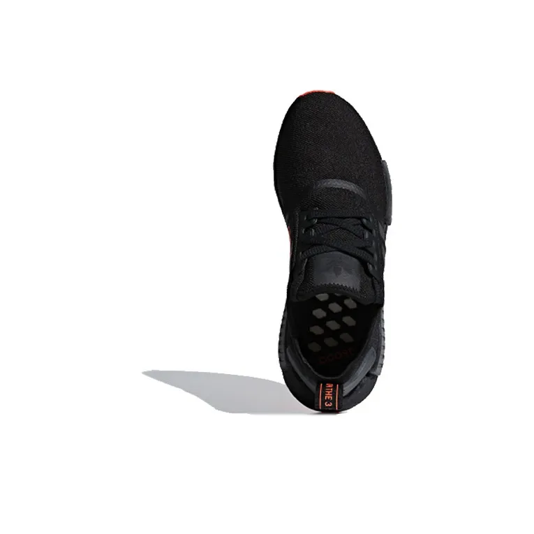 Adidas Originals Nmd R1 Core Black Solar Red-3