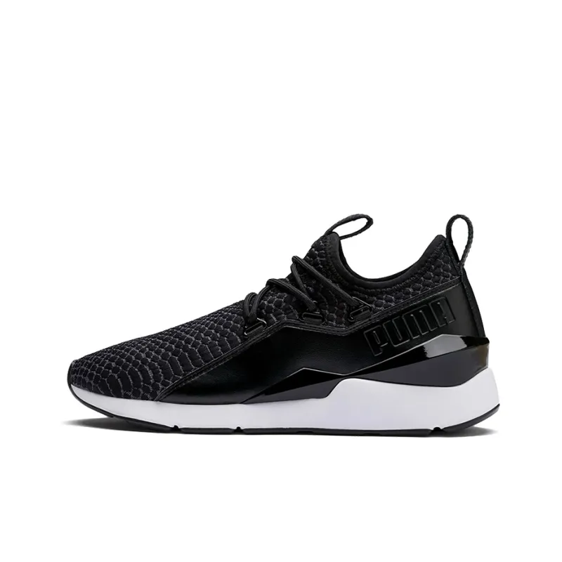PUMA Muse 2 Reptile Trailblazer Low Running Shoes Black/White Women's-0