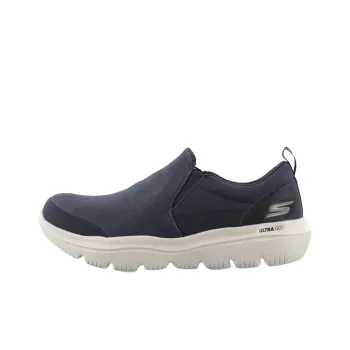 Skechers Go Walk Evolution Ultra Cushioning Breathable Coverage Low Top Casual Shoes Men's Navy