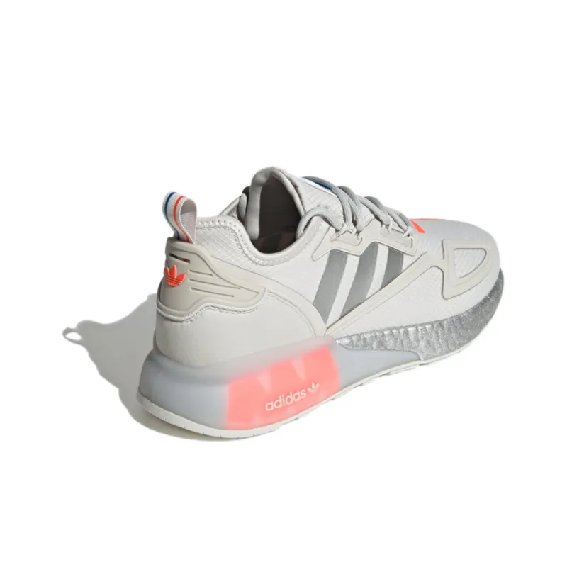 Adidas Zx 2K Boost Grey One Solar Red-3