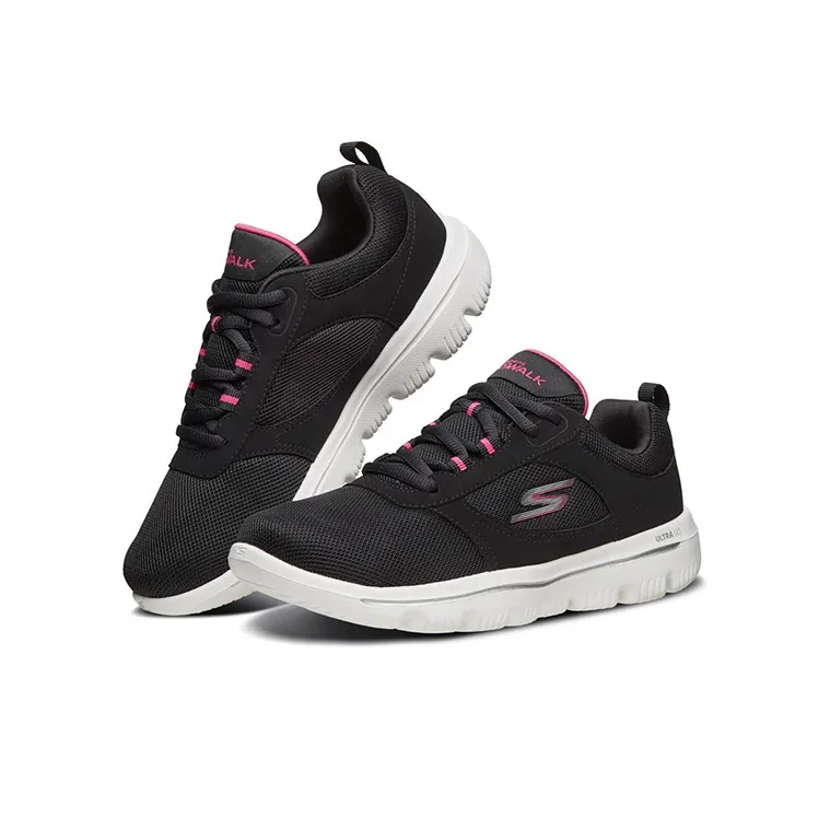 Skechers Go Walk Evolution Ultra 'Black Pink' Women's-2