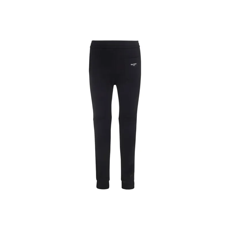 BALMAIN Logo Printed Drawstring Sweatpants-1
