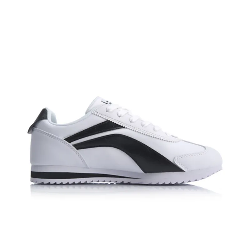 LiNing 3K Slip Resistant, Abrasion Resistant, Lightweight Low Top Sports Casual Shoes Men's White Black-1