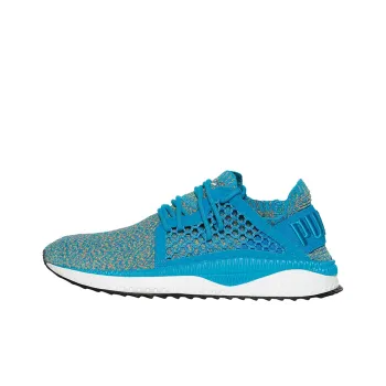PUMA Tsugi Netfit Evoknit Low Running Shoes Blue/White Women's