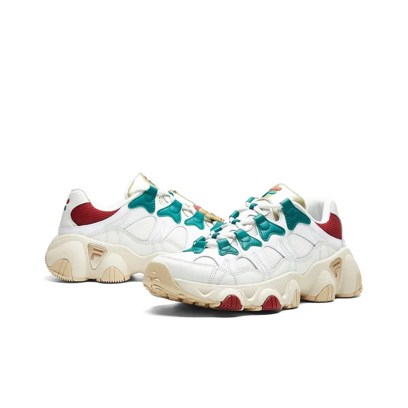 FILA Jagger Retro Running Shoes Ginger Man White/Brown Women's-3