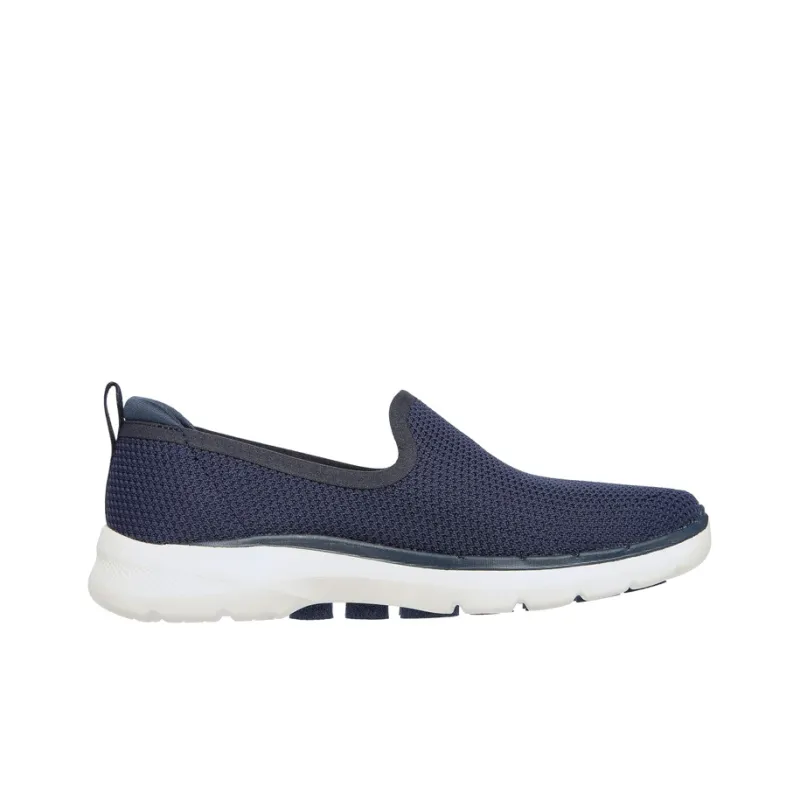 Skechers Go Walk 6 Casual Shoes Women's Low Top Marine Blue/White-1