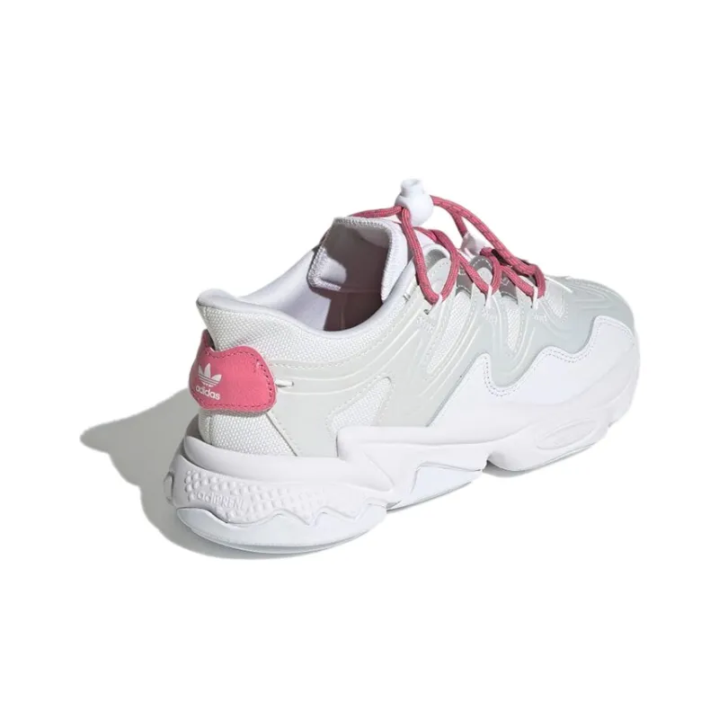 Adidas Originals Ozweego Plus Wear Resistant Low Top Casual Shoes Women's White Gray-3