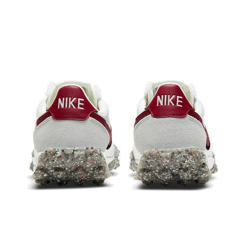 Nike Waffle Racer Crater Summit White Team Red Women's-4