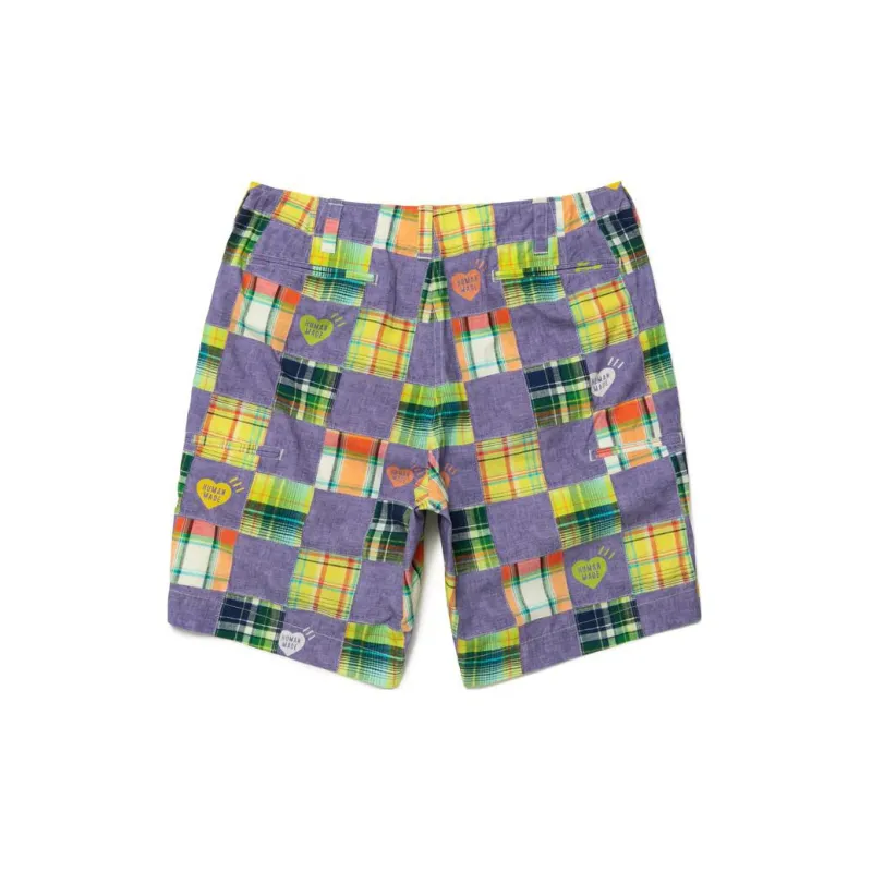 HUMAN MADE SS23 PATCHWORK PRINTED Series Casual Shorts Unisex Blue-1