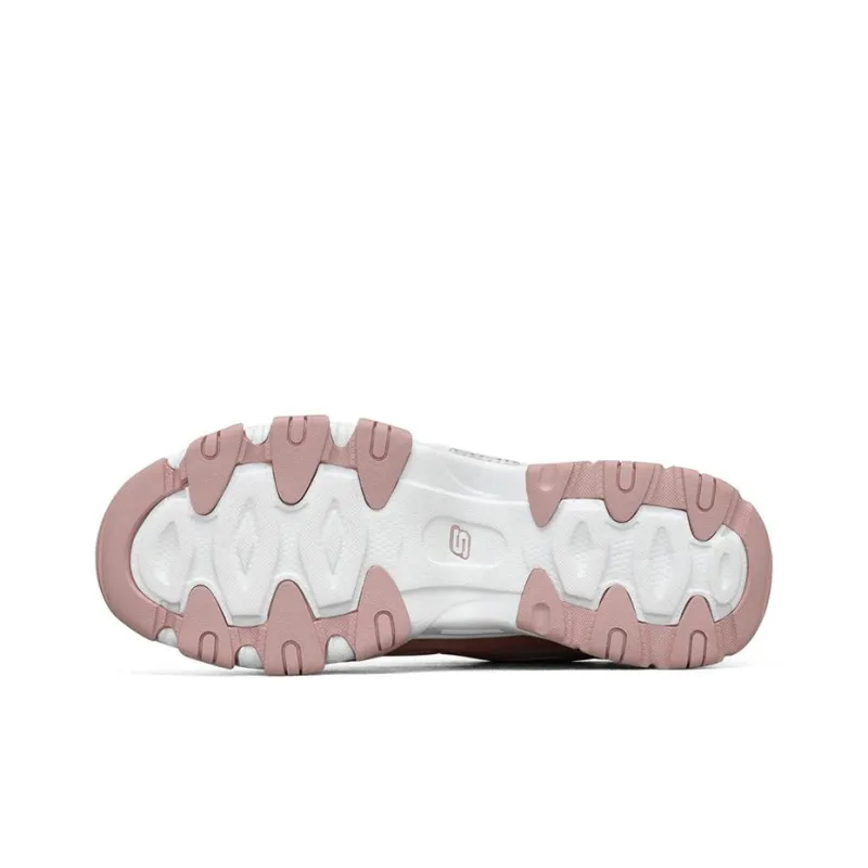 Skechers D Lites 2.0 Low Top Running Shoes Pink Women's-4