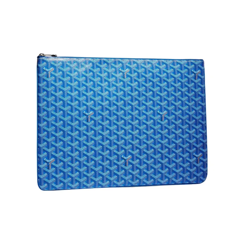 GOYARD SENAT Canvas With Leather Toiletry Bags Storage Bags Clutch Large Size Unisex 11 Colors-18