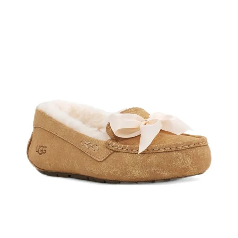 UGG Ansley Bow Glimmer 'Chestnut' Women's-2