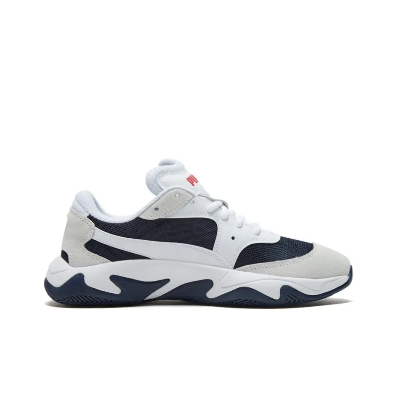 PUMA Storm Adrenaline Low White Casual Sneakers Shoes 'Black White'-1