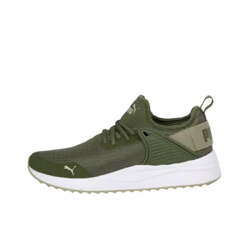 PUMA Pacer Next Cage Anti-Slip Wear-Resistant Low-Top Social Casual Shoes Women's Army Green