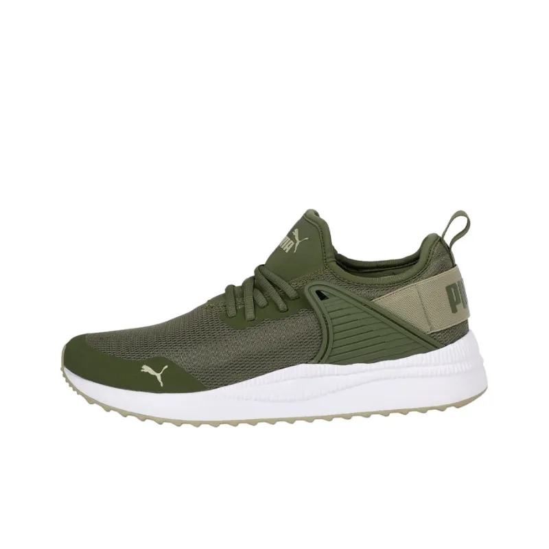 PUMA Pacer Next Cage Anti-Slip Wear-Resistant Low-Top Social Casual Shoes Women's Army Green-0