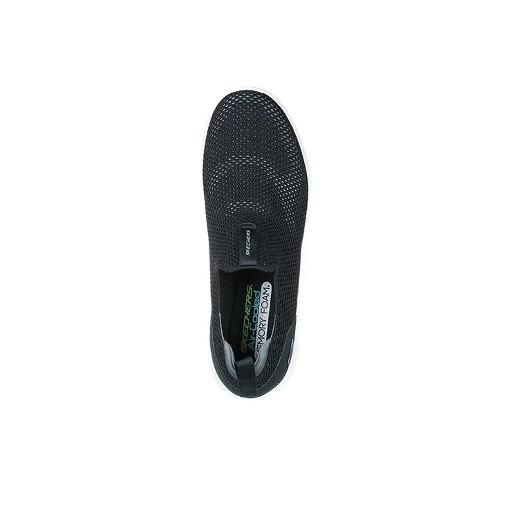Skechers Elite Flex Slip on Shoes 'Black White'-3